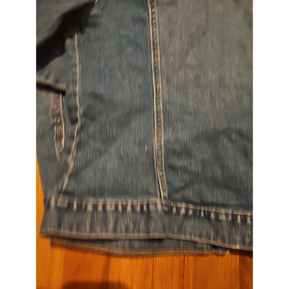 Gap Women's Blue Jeans Jacket Stretch, L Wash Denim Y2K Vintage 2009 - Picture 13 of 16